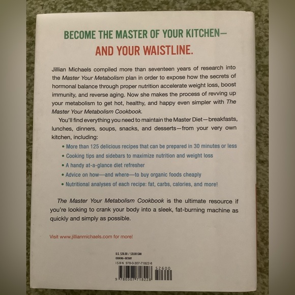 Jillian Michaels the master your metabolism cookbook - Picture 4 of 6